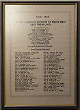 SE9690 : WW1 Roll of Honour by Ian S