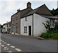 Row of houses alongside the B4558 in the SE of Talybont-on-Usk