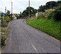 Unnamed road towards a canal bridge, Talybont-on-Usk 