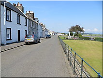 NX4746 : South Crescent in Garlieston by Peter Wood