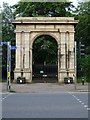 Arch entrance to Haigh Hall Park