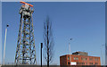 Tower and building near Heathrow terminal 4