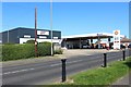 NZ4119 : Petrol station and garage, Bishopton Road West, Stockton by Graham Robson
