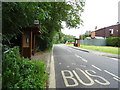 TL4600 : Bus stop and shelter on Stewards Green Road by JThomas