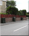 Dark green cabinets, Llwyn Helyg, Tredegar