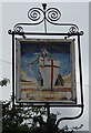 Sign for the George Inn, Little Hallingbury 