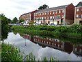 Houses beside the Forth and Clyde Canal