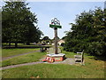 TL9868 : Badwell Ash village sign incorporating the War Memorial by Adrian S Pye
