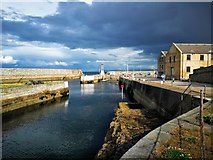NJ2371 : Lossiemouth harbour by Euan Nelson