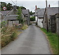 20 sign, Coedmore Lane, Adpar, Ceredigion