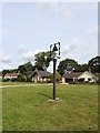 TL9563 : Tostock village sign by Adrian S Pye
