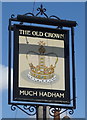 Sign for the Old Crown, Hadham Cross