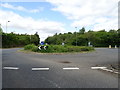 Roundabout on the A1184, Bishop