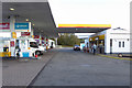 TL0078 : Fuel Forecourt, Thrapston Service Area by David Dixon
