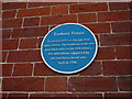 Plaque on Tenbury House (Tenbury Wells)