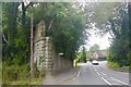 Railway bridge abutments, Victoria Road