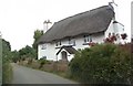 White thatched cottage, Poltimore