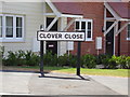 Clover Close sign