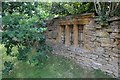 Remains of a window