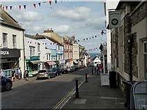 SY3492 : Broad Street, Lyme Regis by Robin Webster