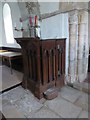 St. John the Evangelist, Creech: pulpit