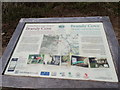 Information board, Brandy Cove