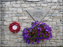SY9287 : D-Day plaque in South Street by Basher Eyre