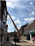 TF4609 : Humphrey Demolition working in Wisbech High Street - 3 by Richard Humphrey