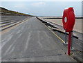 Lifebelt on Prestatyn promenade