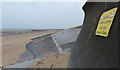 Sea defences at Ffrith Beach