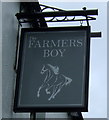 Sign for the Farmers Boy, Brickendon