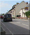 Zebra crossing warning sign, Pencader