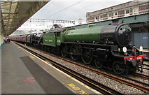 ST3088 : Mayflower passing through Newport station by Jaggery