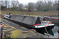 Steam powered narrow boat and butty