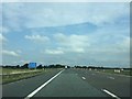 NY4257 : M6 signage - north bound by Dave Thompson