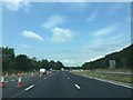 Roadworks - M6 north bound