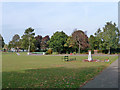 Park with war memorial, Swanscombe