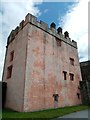 NY1533 : Isel Hall - Pele Tower by Simon Cotterill