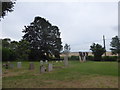 St Swithin, Thorley: graves in the churchyard