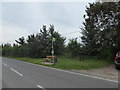 Bus stop in Thorley