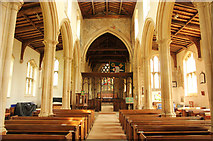 SP8796 : St.Andrew's church nave by Richard Croft