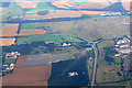 NT2995 : A92 north of Kirkcaldy from the air by Mike Pennington