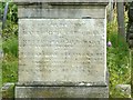 Inscription on the Churchill Monument, General Cemetery, Nottingham