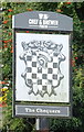 Sign for the Chequers, Redbourn