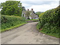 House on a  road junction at Llangathen