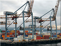 J3677 : Cranes at Belfast Container Terminal (Victoria Terminal 3), Belfast Harbour by Phil Champion