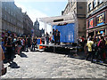 NT2573 : Edinburgh Fringe, Upper Stage on High Street by David Dixon
