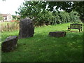 Millennium stones and a bench