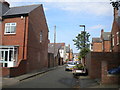 Back lane behind Eastbourne Gardens, Whitley Bay