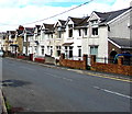 Houses on the north side of Ashvale, Tredegar